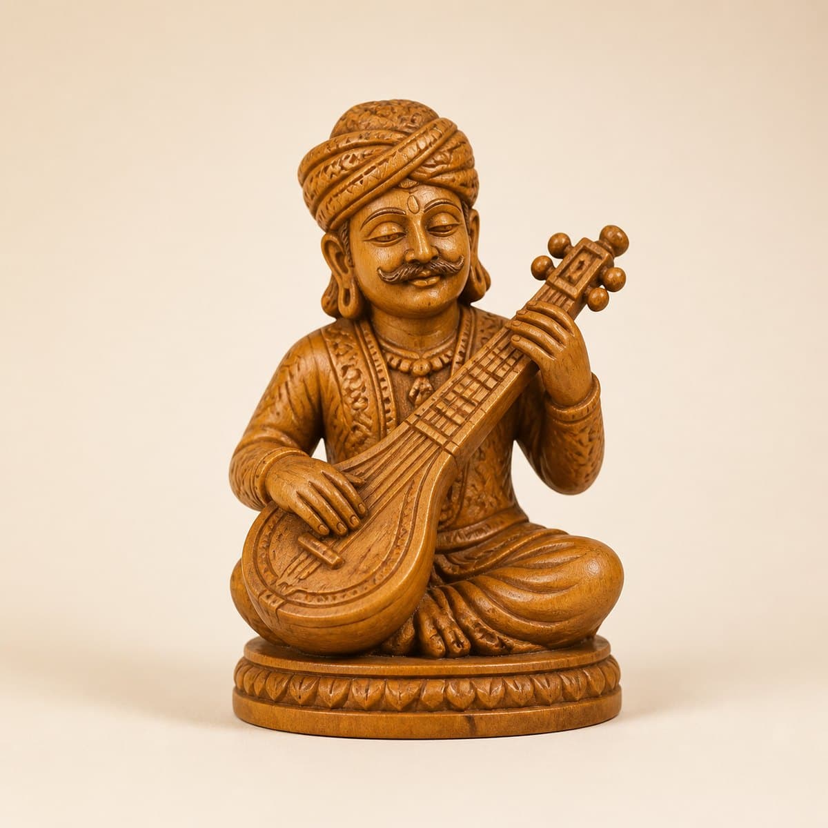 Folk Musician Figurine