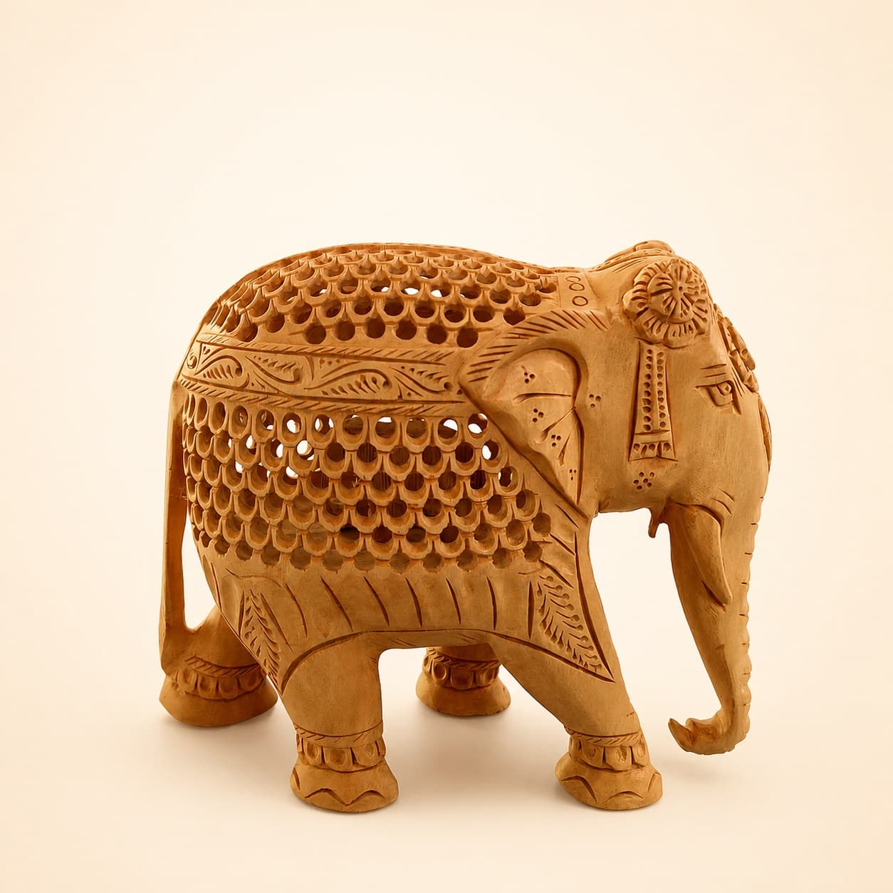 Jaali Lattice Elephant