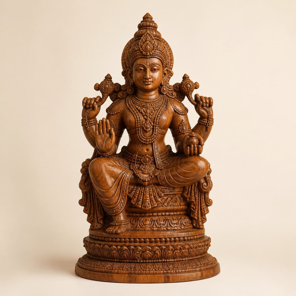 Seated Deity Sculpture